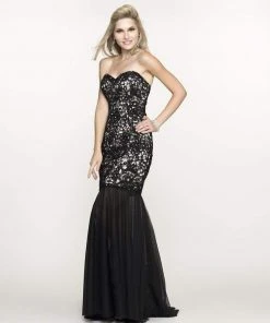 SCALA BG Haute - G3111 Dress In Black And Nude