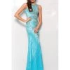 SCALA BG Haute - G3307 Dress In Aqua Silver
