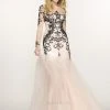 SCALA BG Haute - G3313 Dress In Ivory And Black
