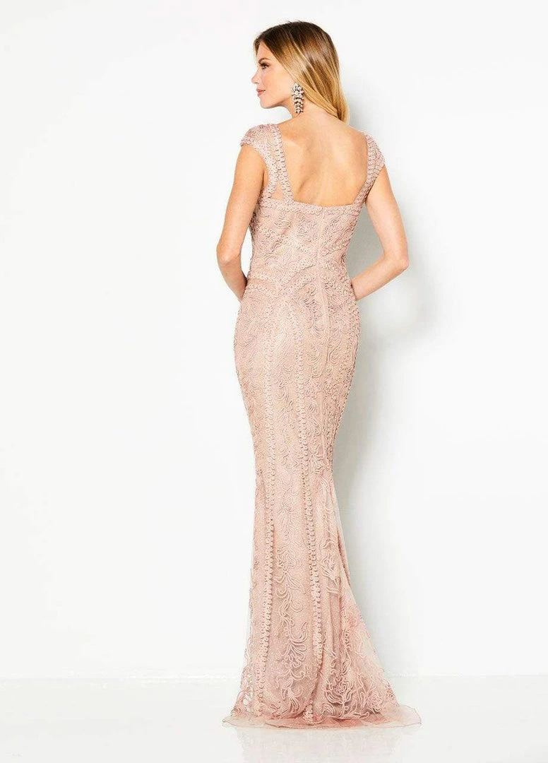 Cameron Blake By Mon Cheri Cameron Blake - 219680W Illusion Scoop Fitted Evening Dress 4 Cameron Blake By Mon Cheri Cameron Blake - 219680W Illusion Scoop Fitted Evening Dress