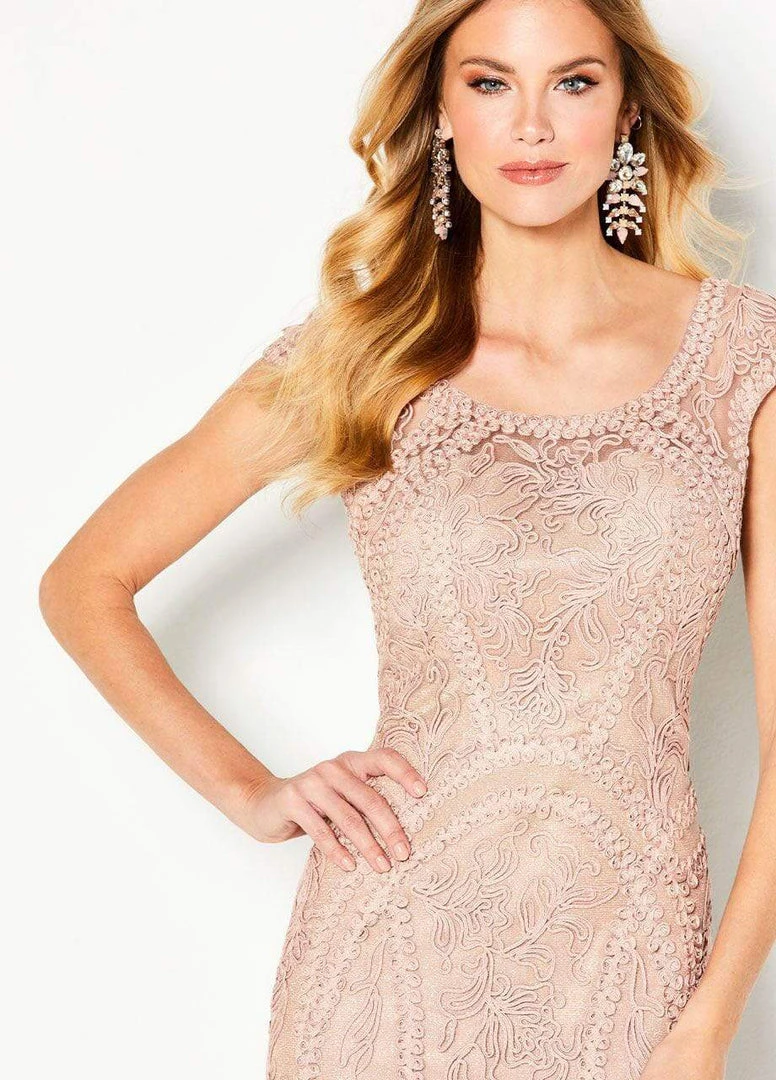 Cameron Blake By Mon Cheri Cameron Blake - 219680W Illusion Scoop Fitted Evening Dress 5 Cameron Blake By Mon Cheri Cameron Blake - 219680W Illusion Scoop Fitted Evening Dress