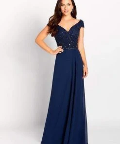 Cameron Blake By Mon Cheri - 119641 Asymmetrical Beaded Chiffon Gown 9 Cameron Blake By Mon Cheri - 119641 Asymmetrical Beaded Chiffon Gown