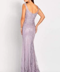 Cameron Blake By Mon Cheri - 119662 Versatile Jeweled Lace Sheath Gown