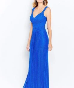 Cameron Blake By Mon Cheri - 120605 V-Neck Sheath Evening Dress 14 Cameron Blake By Mon Cheri - 120605 V-Neck Sheath Evening Dress
