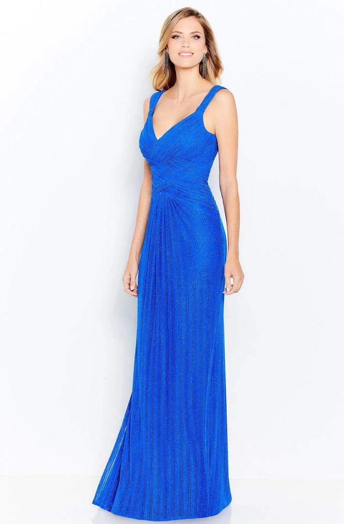 Cameron Blake By Mon Cheri - 120605 V-Neck Sheath Evening Dress 8 Cameron Blake By Mon Cheri - 120605 V-Neck Sheath Evening Dress