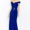 Cameron Blake By Mon Cheri - 120614W Off-Shoulder Column Dress 2 Cameron Blake By Mon Cheri - 120614W Off-Shoulder Column Dress