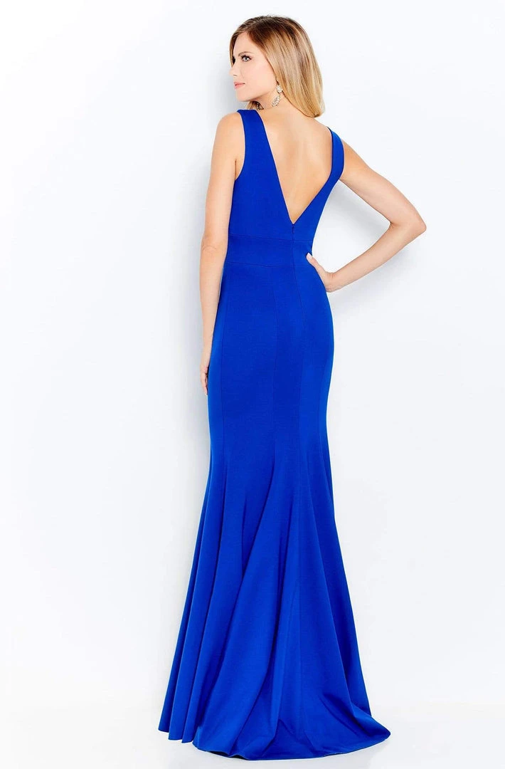 Cameron Blake By Mon Cheri - 120617 Sleeveless V Neck Trumpet Gown 4 Cameron Blake By Mon Cheri - 120617 Sleeveless V Neck Trumpet Gown