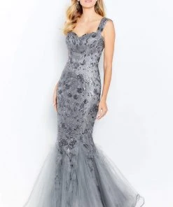 Cameron Blake By Mon Cheri - 120624 Sequined Sweetheart Mermaid Dress