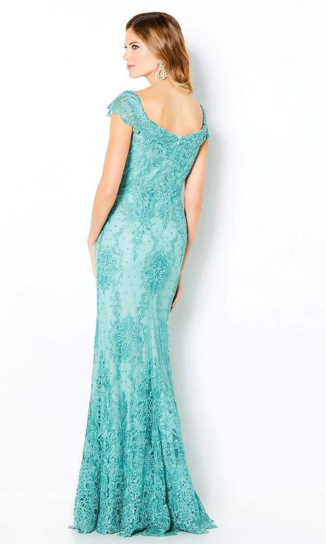 Cameron Blake By Mon Cheri - 220631 Corded Lace Mermaid Gown 4 Cameron Blake By Mon Cheri - 220631 Corded Lace Mermaid Gown