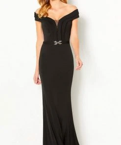 Cameron Blake By Mon Cheri - 220636 Tier-Ornate Off Shoulder Dress