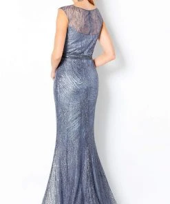 Cameron Blake By Mon Cheri - 220652 Cap Sleeve Scoop Mermaid Dress