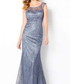 Cameron Blake By Mon Cheri - 220652 Cap Sleeve Scoop Mermaid Dress