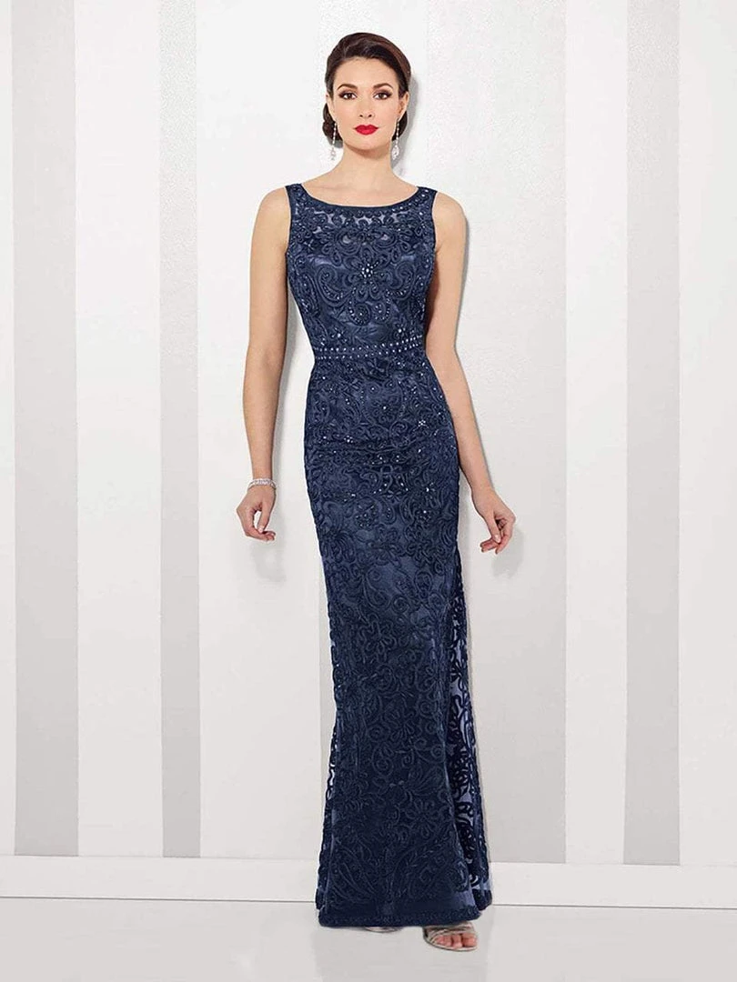Cameron Blake By Mon Cheri - Bateau Neckline Long Evening Gown 115604 7 Cameron Blake By Mon Cheri - Bateau Neckline Long Evening Gown 115604