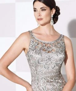 Cameron Blake By Mon Cheri - Bateau Neckline Long Evening Gown 115604 10 Cameron Blake By Mon Cheri - Bateau Neckline Long Evening Gown 115604