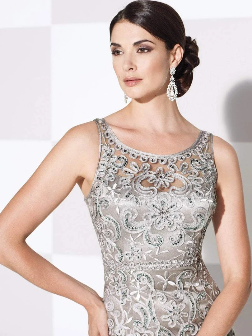 Cameron Blake By Mon Cheri - Bateau Neckline Long Evening Gown 115604 5 Cameron Blake By Mon Cheri - Bateau Neckline Long Evening Gown 115604