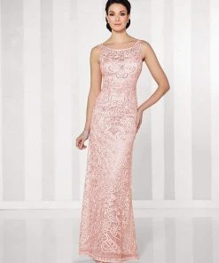 Cameron Blake By Mon Cheri - Bateau Neckline Long Evening Gown 115604 13 Cameron Blake By Mon Cheri - Bateau Neckline Long Evening Gown 115604