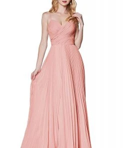 Cinderella Divine - 7471 Sweetheart Ruched Bodice Pleated A-Line Gown 14 Cinderella Divine - 7471 Sweetheart Ruched Bodice Pleated A-Line Gown
