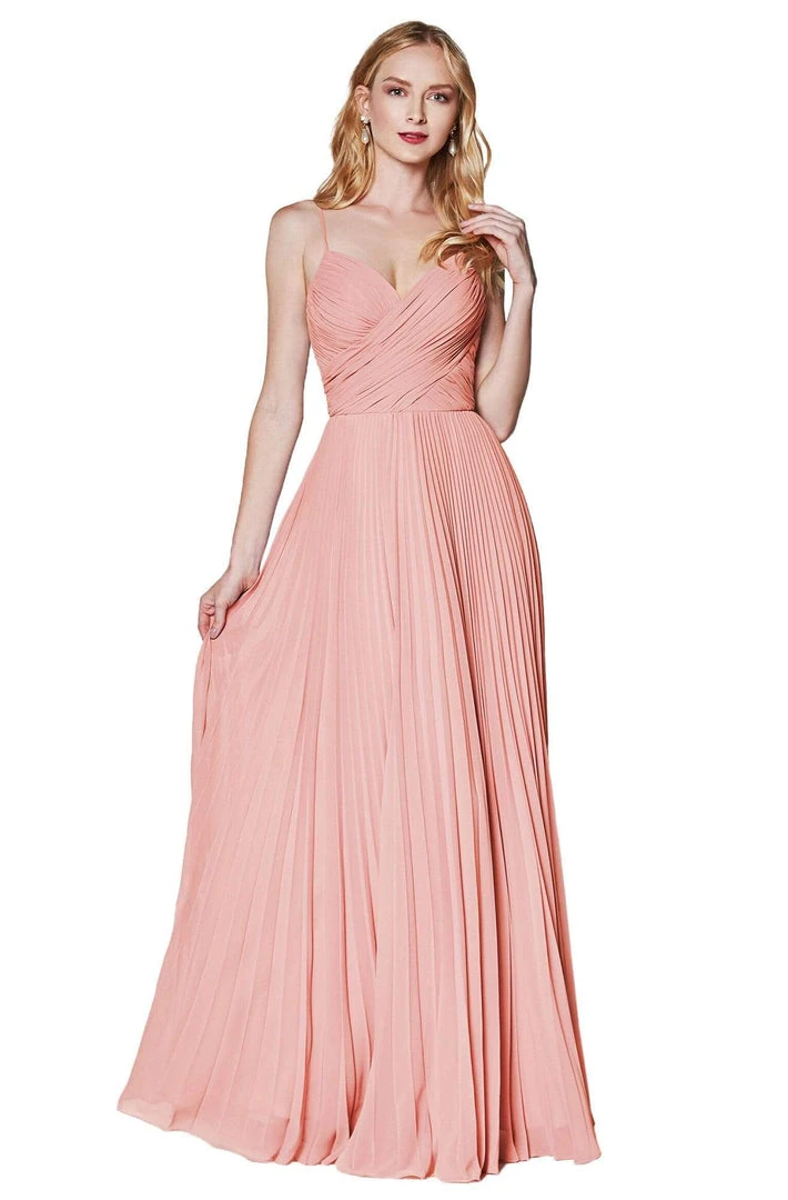 Cinderella Divine - 7471 Sweetheart Ruched Bodice Pleated A-Line Gown 6 Cinderella Divine - 7471 Sweetheart Ruched Bodice Pleated A-Line Gown