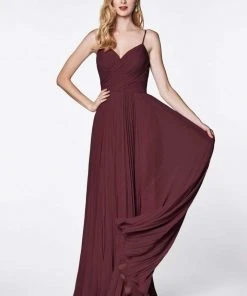 Cinderella Divine - 7471 Sweetheart Ruched Bodice Pleated A-Line Gown 16 Cinderella Divine - 7471 Sweetheart Ruched Bodice Pleated A-Line Gown