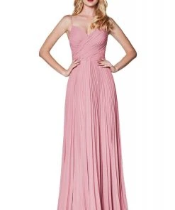 Cinderella Divine - 7471 Sweetheart Ruched Bodice Pleated A-Line Gown 15 Cinderella Divine - 7471 Sweetheart Ruched Bodice Pleated A-Line Gown