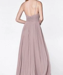 Cinderella Divine - 7471 Sweetheart Ruched Bodice Pleated A-Line Gown 12 Cinderella Divine - 7471 Sweetheart Ruched Bodice Pleated A-Line Gown