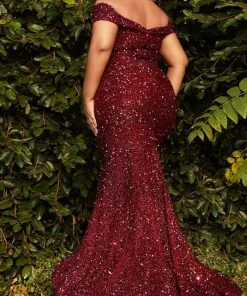 Cinderella Divine CD975C - Off Shoulder Formal Gown