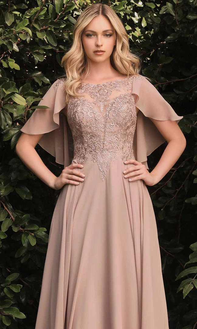 Cinderella Divine HT101 - Illusion Bateau Formal Dress 5 Cinderella Divine HT101 - Illusion Bateau Formal Dress