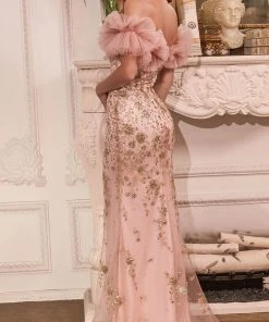 Cinderella Divine J818 - Ruffled Prom Dress