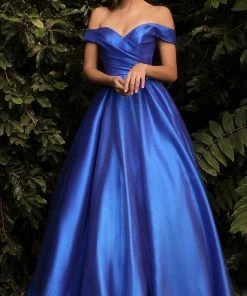 Cinderella Divine J823 - Off Shoulder Evening Dress