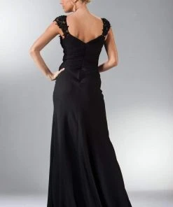 Cinderella Divine - JC909 Beaded Lace Chiffon Sheath Dress 9 Cinderella Divine - JC909 Beaded Lace Chiffon Sheath Dress