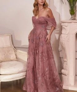 Cinderella Divine - OC008 Floral Appliqued Sweetheart Dress