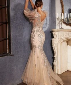 Cinderella Divine OC009 - V-neck Long Gown