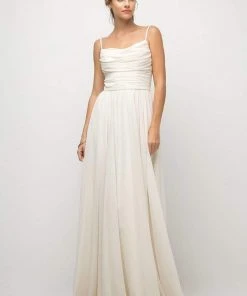 Cinderella Divine - UR136 Sleeveless Empire Waist Chiffon Dress 15 Cinderella Divine - UR136 Sleeveless Empire Waist Chiffon Dress