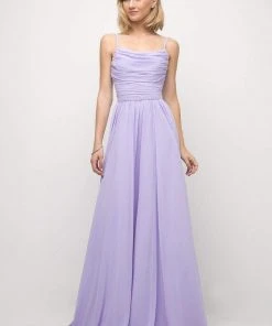 Cinderella Divine - UR136 Sleeveless Empire Waist Chiffon Dress 14 Cinderella Divine - UR136 Sleeveless Empire Waist Chiffon Dress