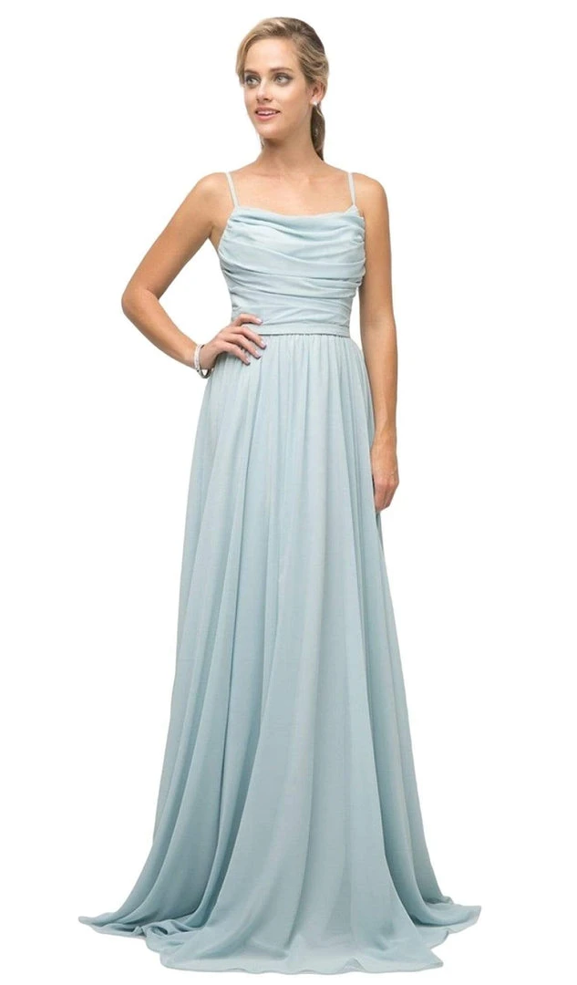 Cinderella Divine - UR136 Sleeveless Empire Waist Chiffon Dress 6 Cinderella Divine - UR136 Sleeveless Empire Waist Chiffon Dress
