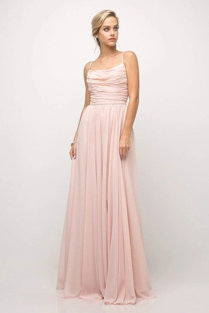 Cinderella Divine - UR136 Sleeveless Empire Waist Chiffon Dress 7 Cinderella Divine - UR136 Sleeveless Empire Waist Chiffon Dress