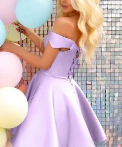 Clarisse 30245 - Sweetheart A-Line Cocktail Dress