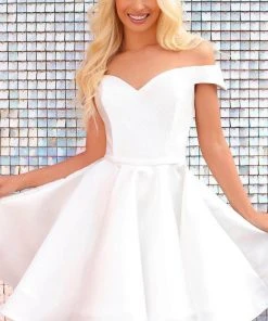 Clarisse 30245 - Sweetheart A-Line Cocktail Dress