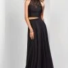 Clarisse - 3427 Two-Piece Lace Illusion A-Line Gown 1 Clarisse - 3427 Two-Piece Lace Illusion A-Line Gown