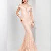 Clarisse - 4801 Off Shoulder Beaded Lace Mermaid Gown