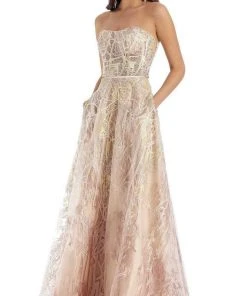 Clarisse - 5108 Semi-Sweetheart Strapless A-Line Dress