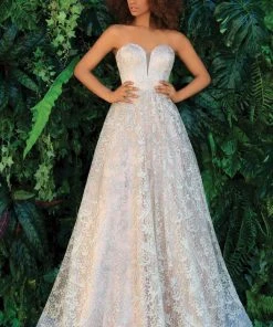 Clarisse - 810155 Strapless Embroidered Ballgown