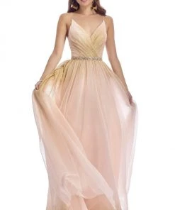 Clarisse - 8121 Sweetheart Bejeweled Waist A-Line Dress