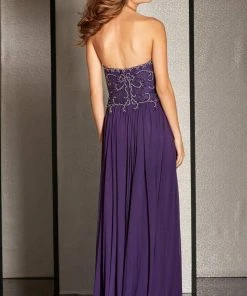 Clarisse - M6229 Embellished Sweetheart Column Dress