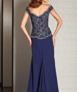 Clarisse - M6254 Off -Shoulder Floral Lace Gown