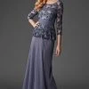 Clarisse - M6432 Quarter Length Sleeve Lace Gown
