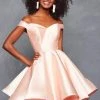 Clarisse - S3442 Bare Off Shoulder A Line Cocktail Dress 2 Clarisse - S3442 Bare Off Shoulder A Line Cocktail Dress