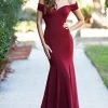 Colors Dress - 1768 Sweetheart/Off-Shoulder Trumpet Dress 1 Colors Dress - 1768 Sweetheart/Off-Shoulder Trumpet Dress