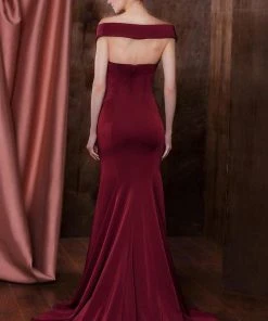 Colors Dress - 1768 Sweetheart/Off-Shoulder Trumpet Dress 5 Colors Dress - 1768 Sweetheart/Off-Shoulder Trumpet Dress