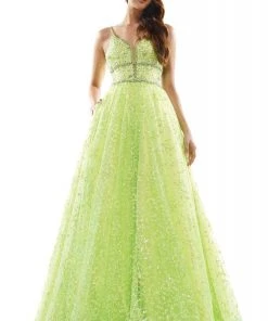 Colors Dress - 2288 Embellished Sweetheart Long Dress